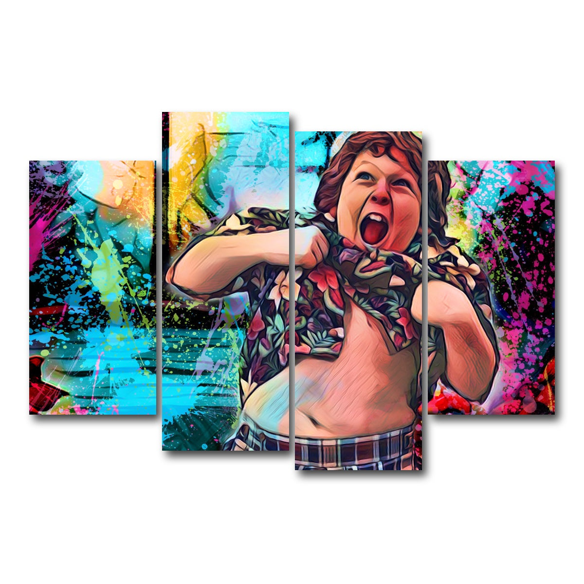 AUTO-MOCKUP WHITE | Chunk | 4 Piece | Gallery Wrap Canvas | group=4_short