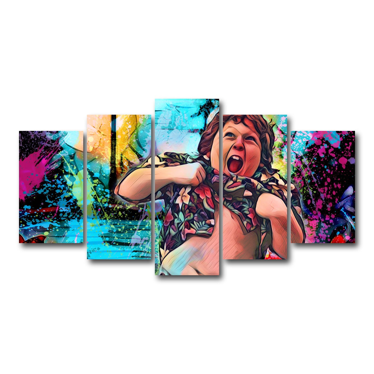 AUTO-MOCKUP WHITE | Chunk | 5 Piece | Gallery Wrap Canvas | group=5_normal