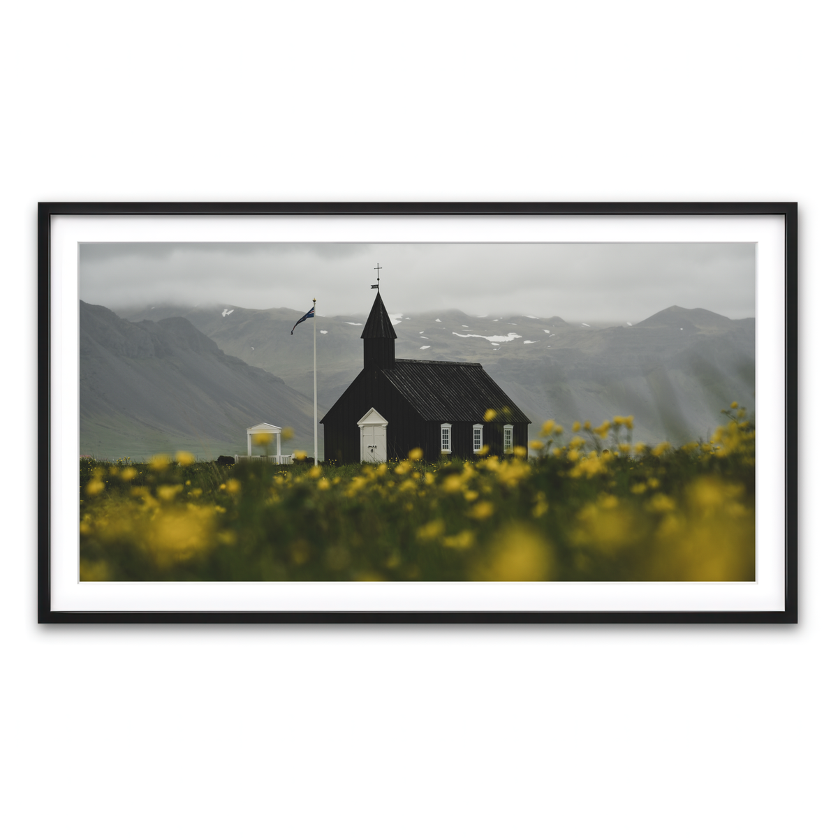 Framed Print 2x1 Black