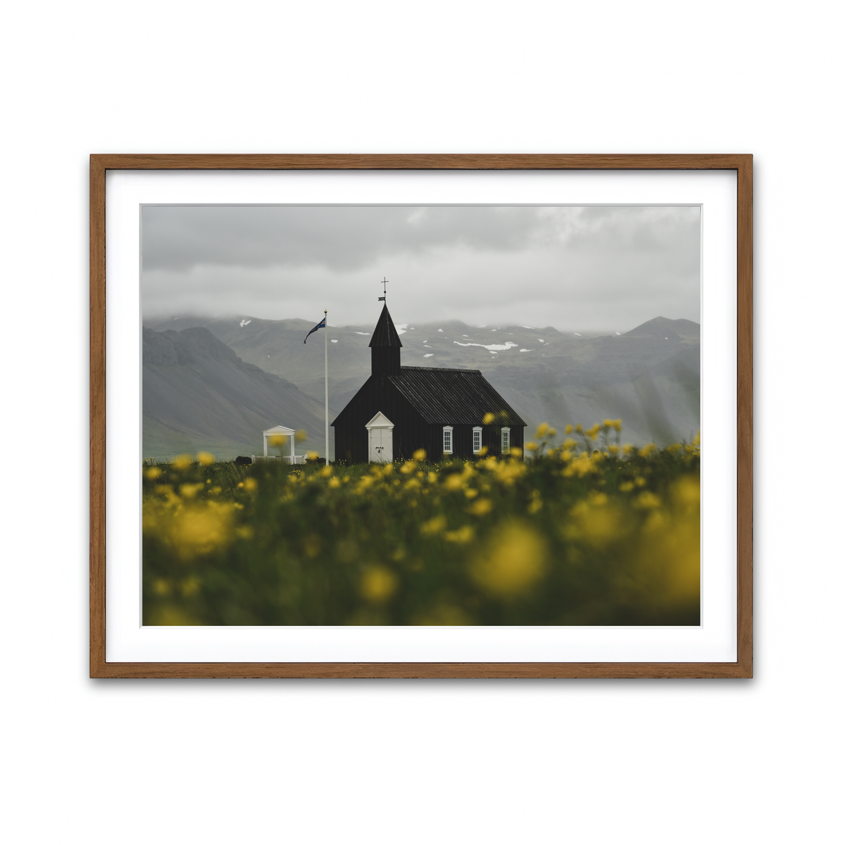 Framed Print 4x3 Walnut