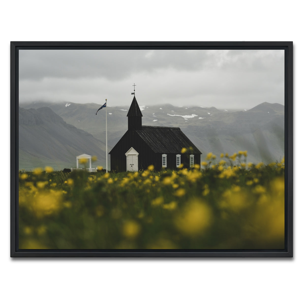 AUTO-MOCKUP WHITE | Church Flowers | 1 Piece | Black Framed Canvas | group=4x3