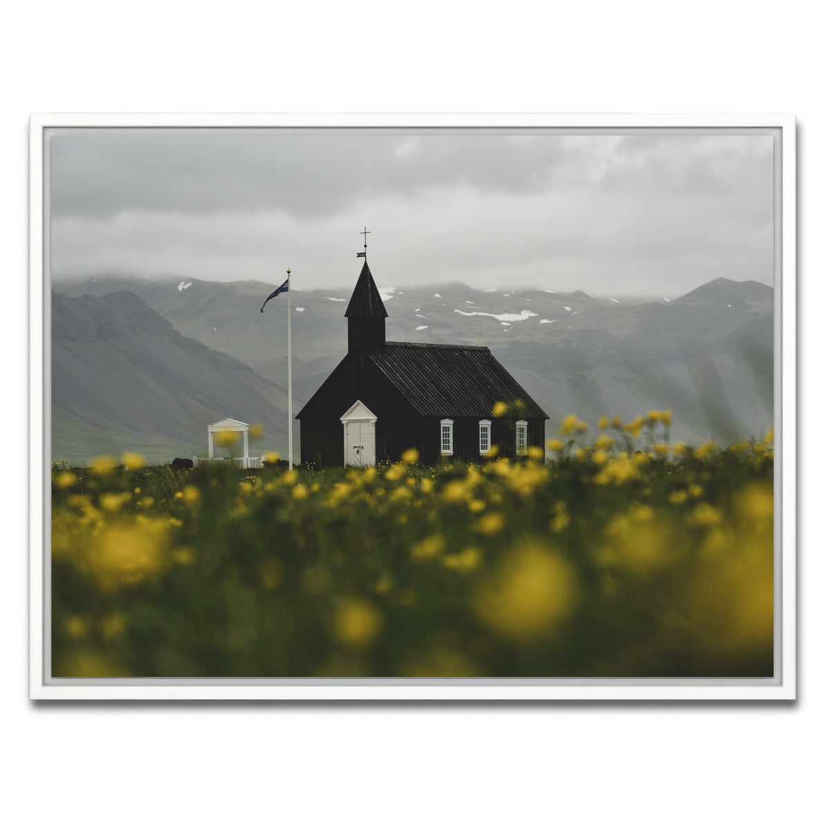 AUTO-MOCKUP WHITE | Church Flowers | 1 Piece | White Framed Canvas | group=4x3