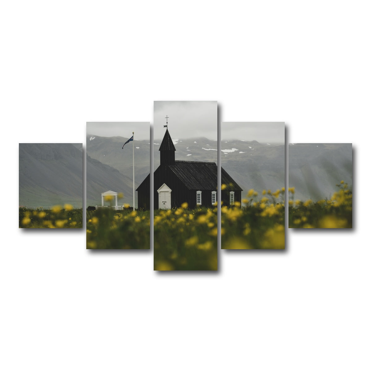 AUTO-MOCKUP WHITE | Church Flowers | 5 Piece | Gallery Wrap Canvas | group=5_short