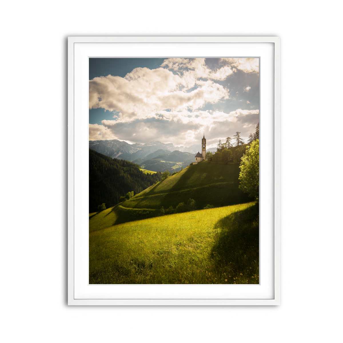 Framed Print 3x4 White