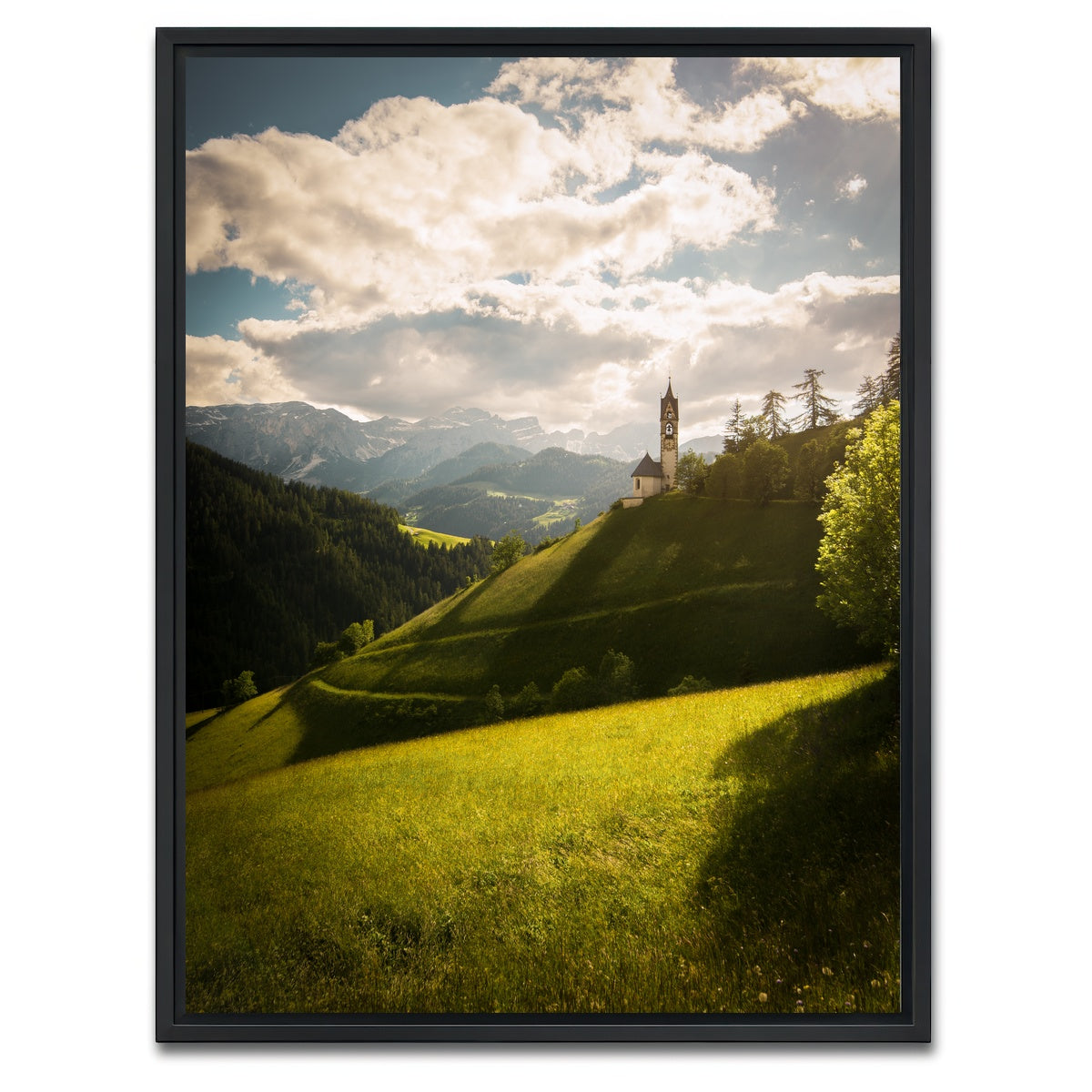 AUTO-MOCKUP WHITE | Church of Santa Barbara | 1 Piece | Black Framed Canvas | group=3x4