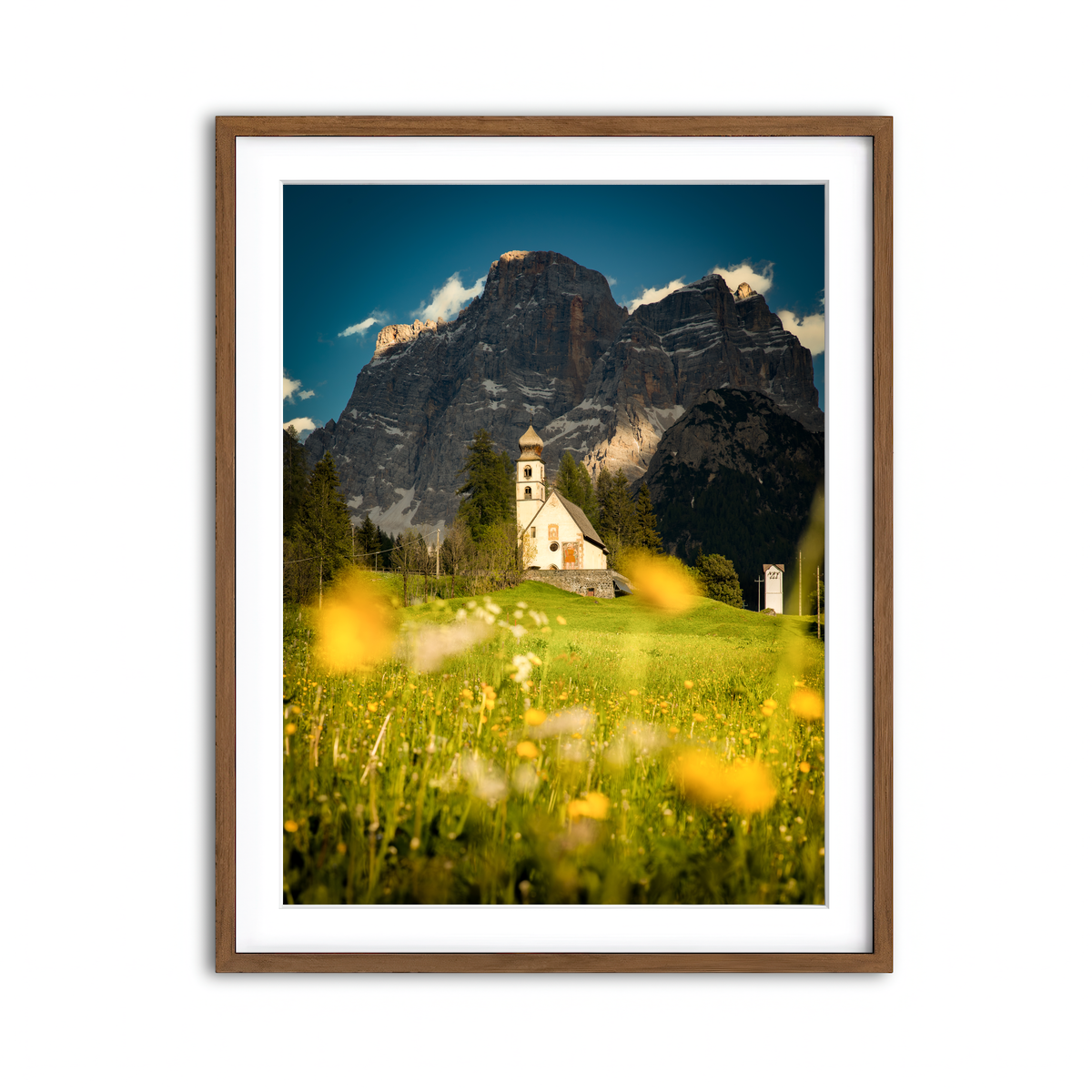 Framed Print 3x4 Walnut