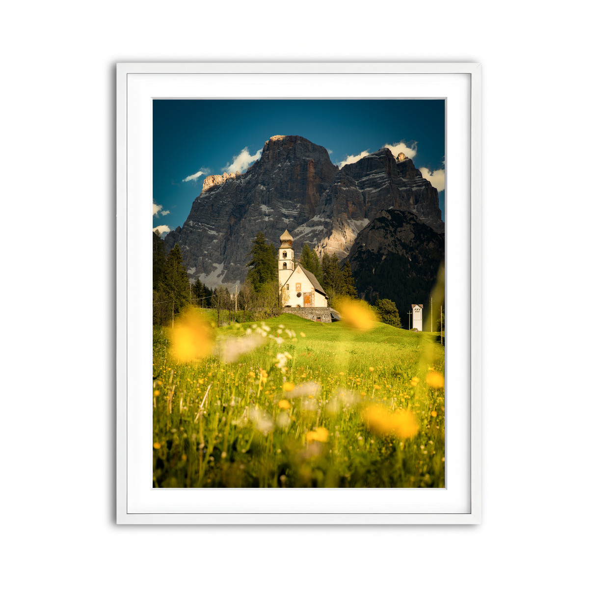 Framed Print 3x4 White
