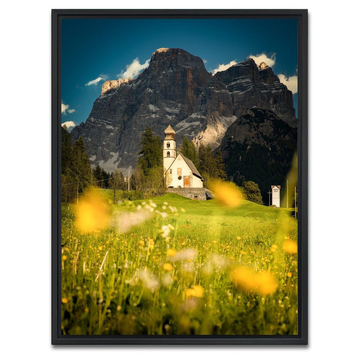 AUTO-MOCKUP WHITE | Church of Santa Fosca LL | 1 Piece | Black Framed Canvas | group=3x4