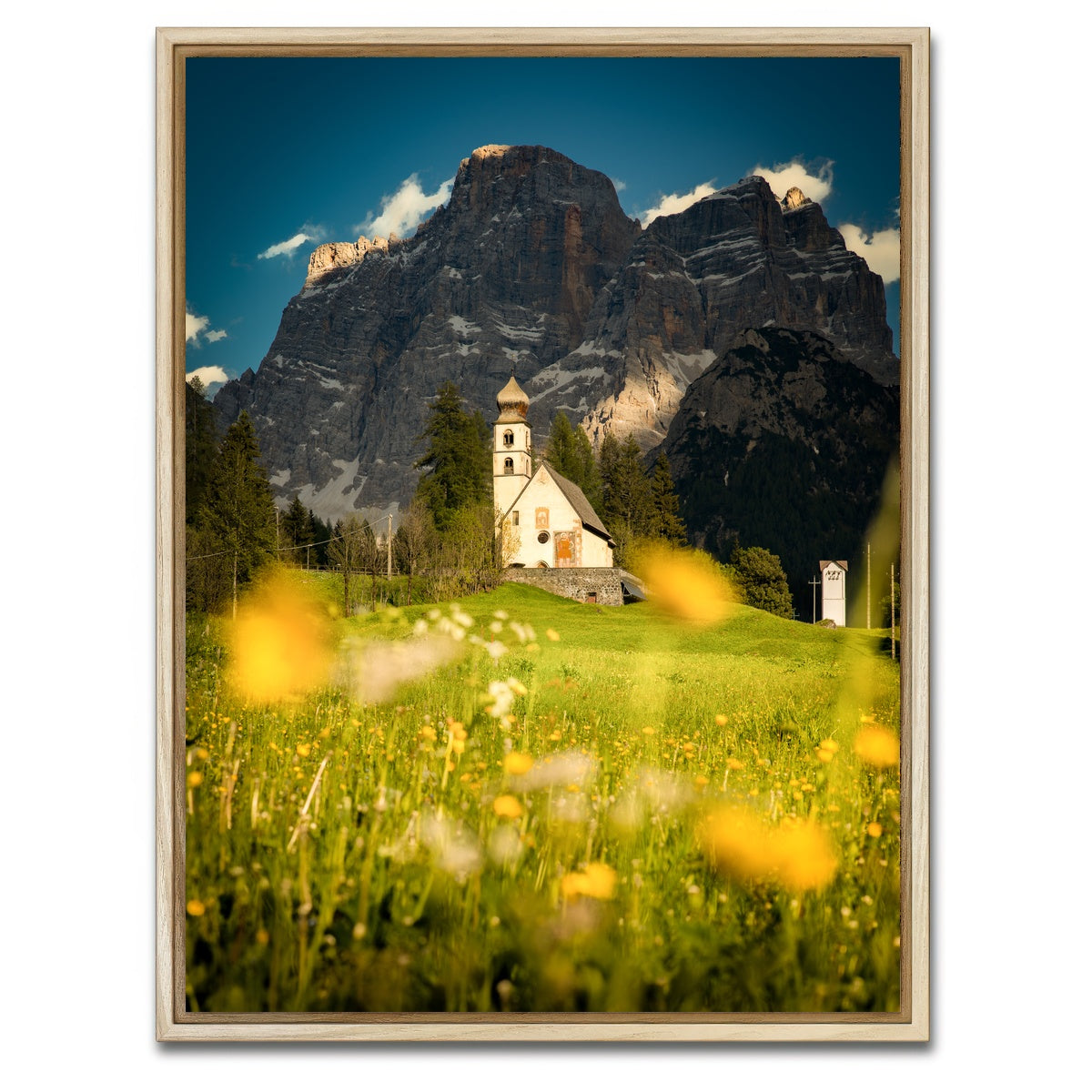 AUTO-MOCKUP WHITE | Church of Santa Fosca LL | 1 Piece | Natural Framed Canvas | group=3x4