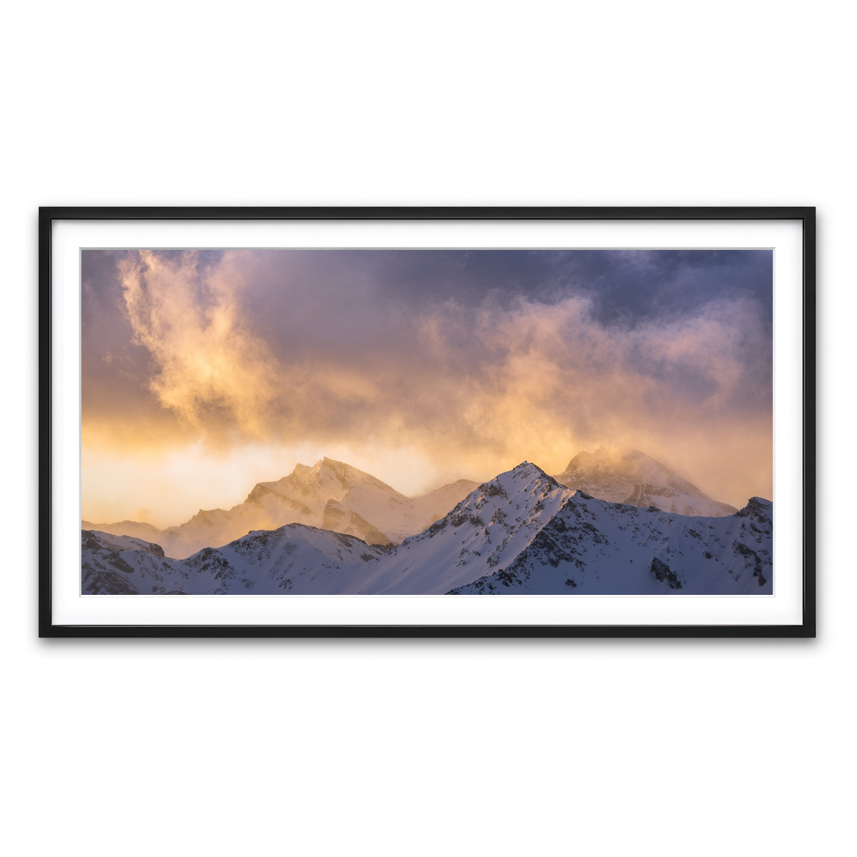 Framed Print 2x1 Black