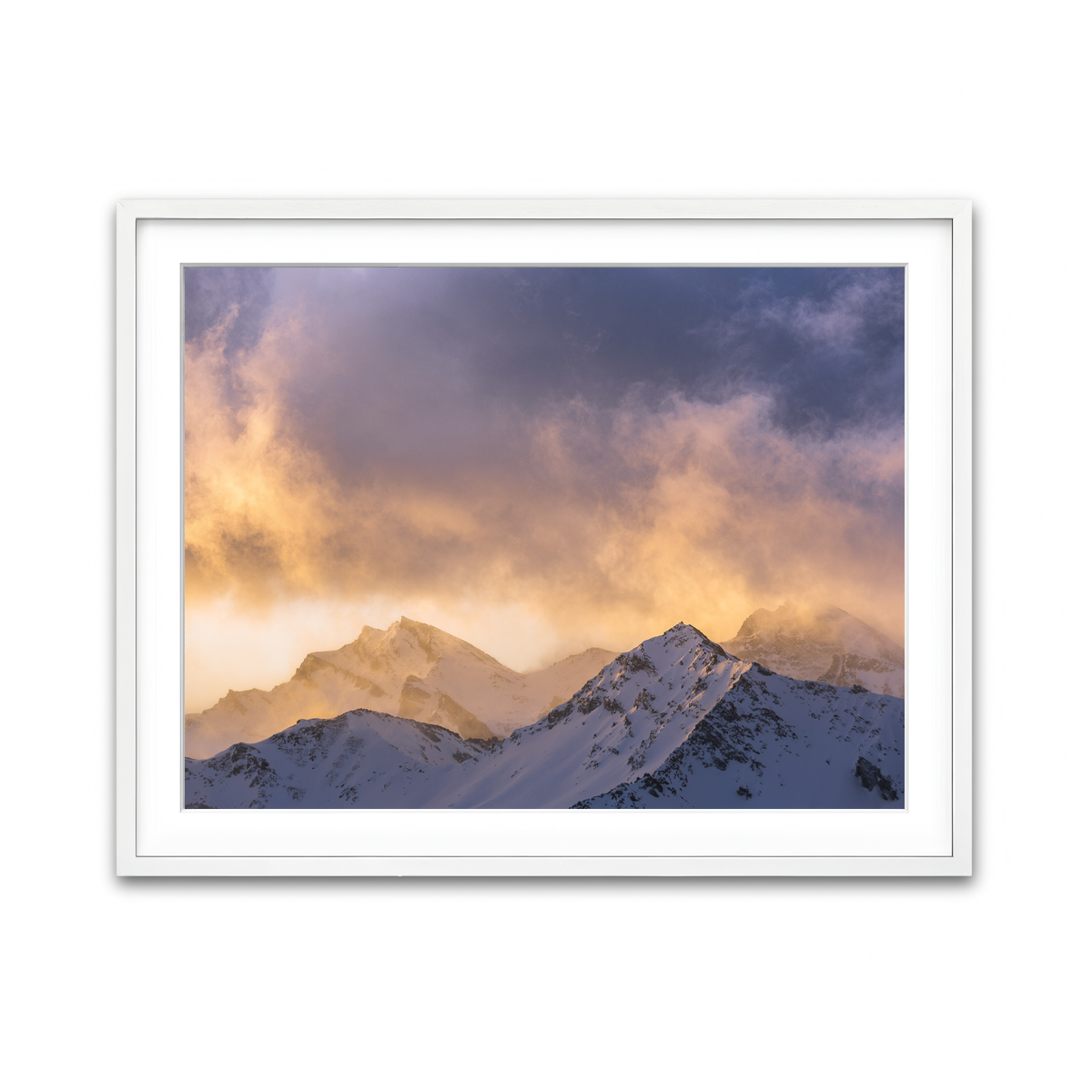 Framed Print 4x3 White