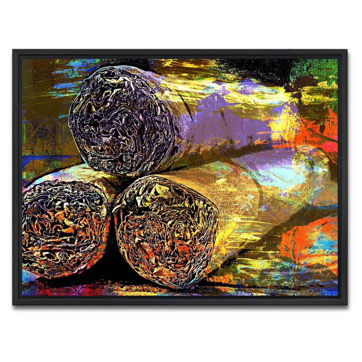 AUTO-MOCKUP WHITE | Cigars Abstract | 1 Piece | Black Framed Canvas | group=4x3