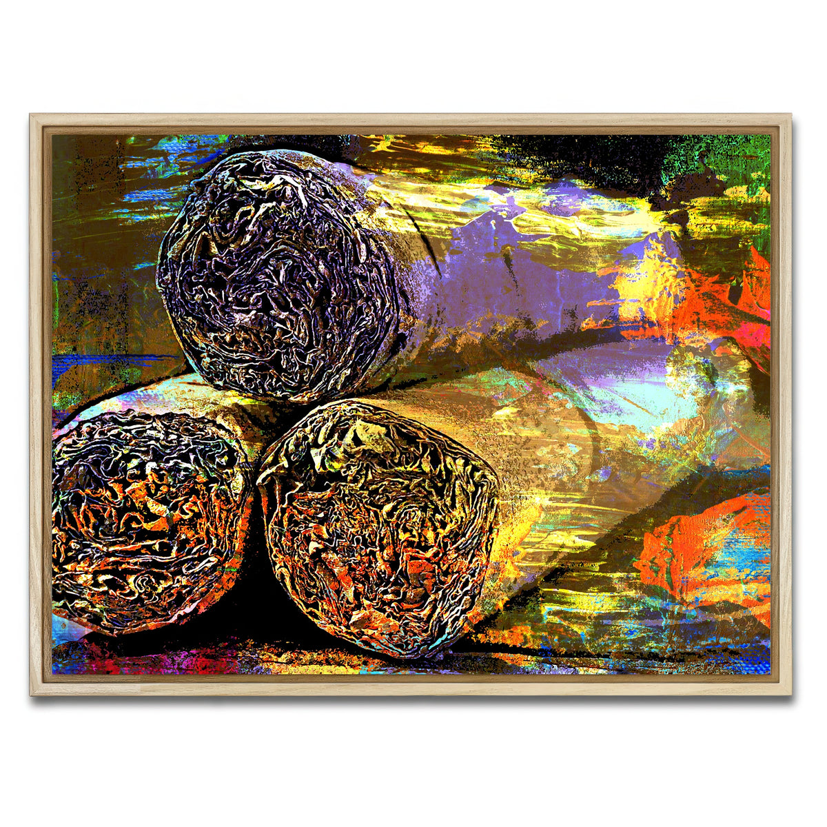 AUTO-MOCKUP WHITE | Cigars Abstract | 1 Piece | Natural Framed Canvas | group=4x3