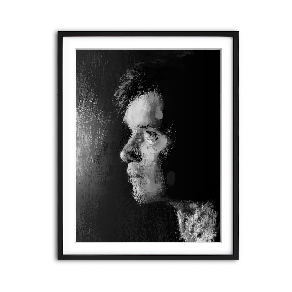 Framed Print 3x4 Black