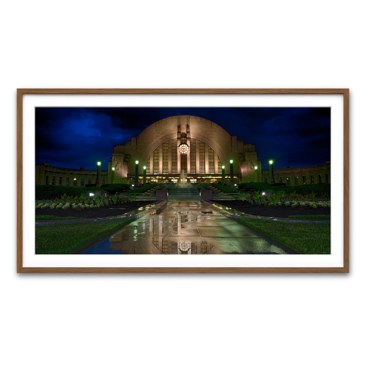 Framed Print 2x1 Walnut