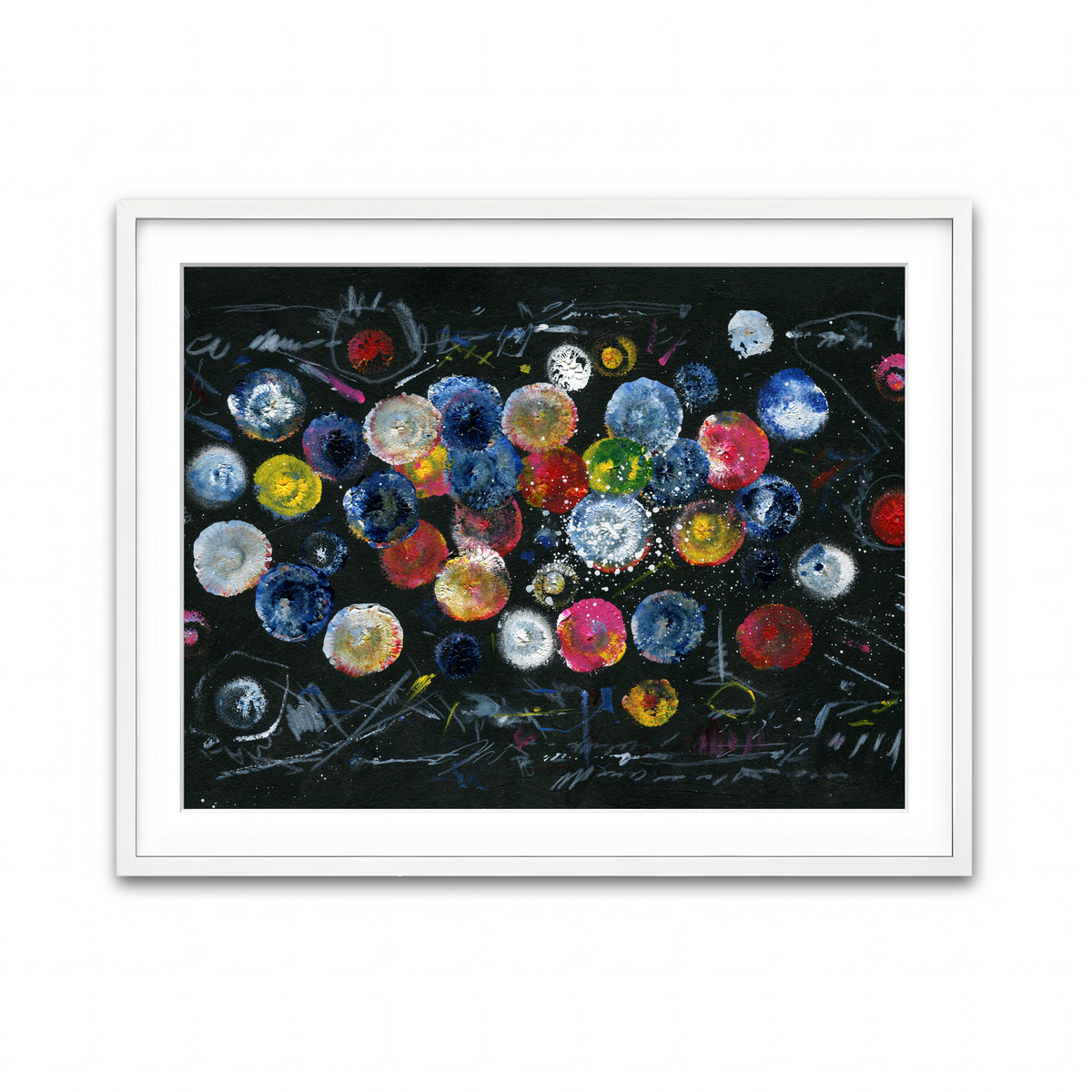 Framed Print 4x3 White