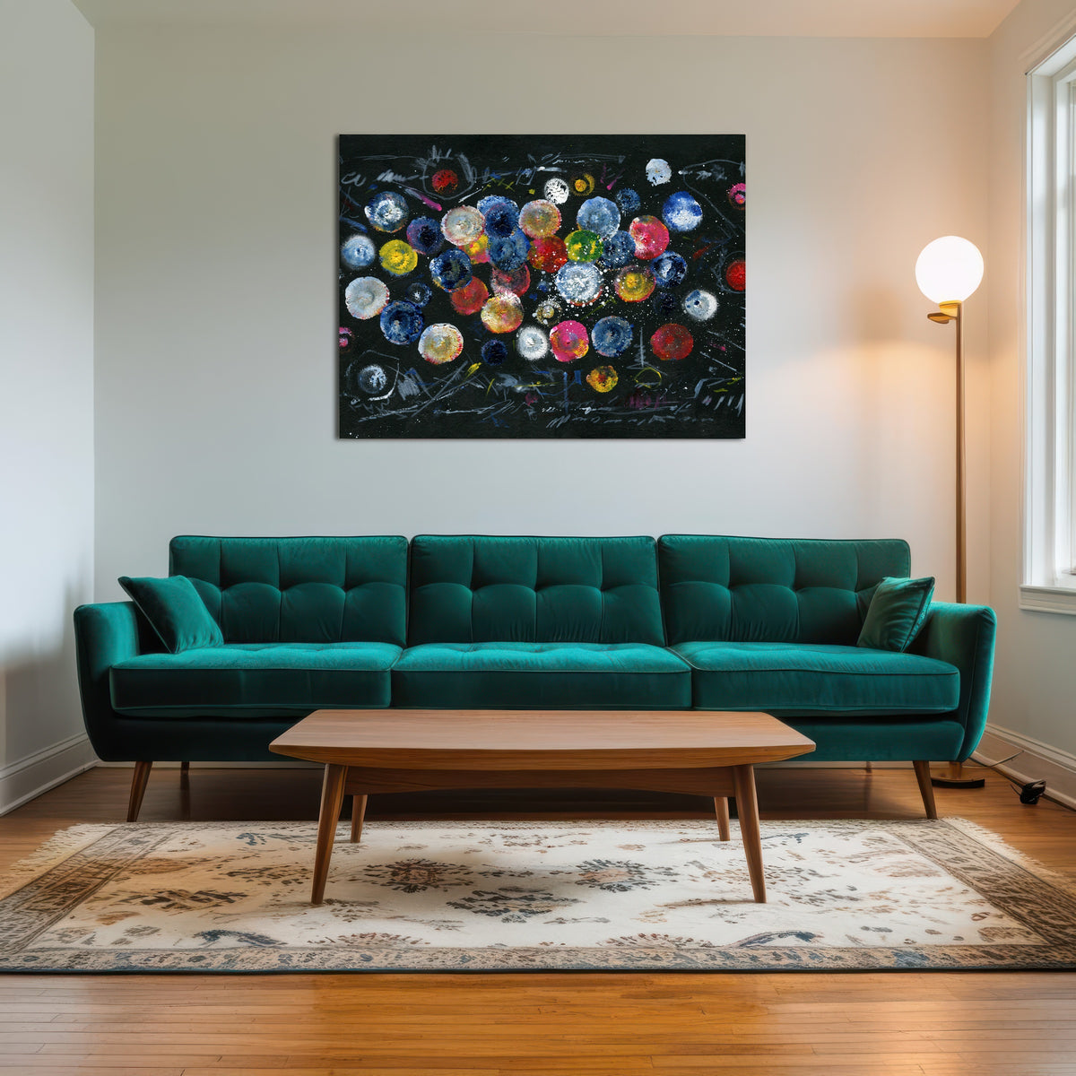 AUTO-MOCKUP ROOM | Circle black