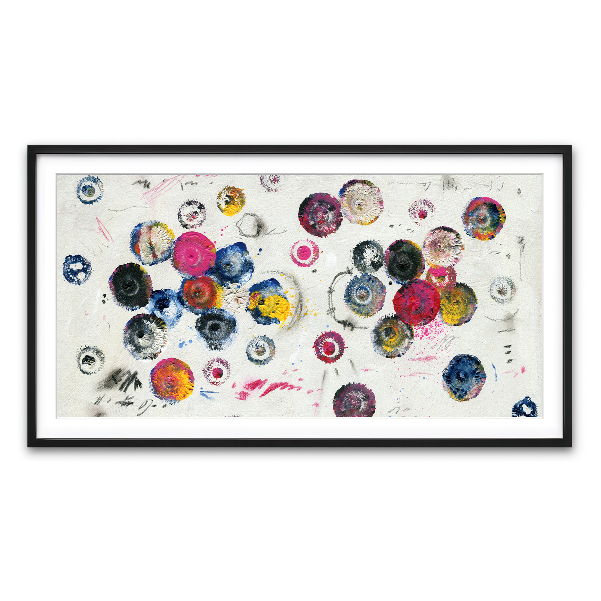 Framed Print 2x1 Black