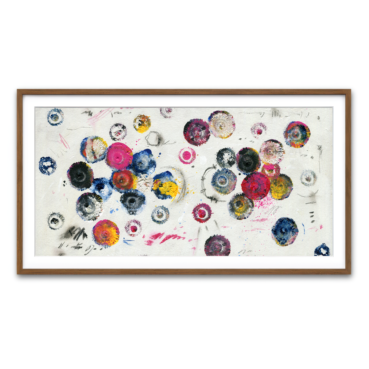 Framed Print 2x1 Walnut