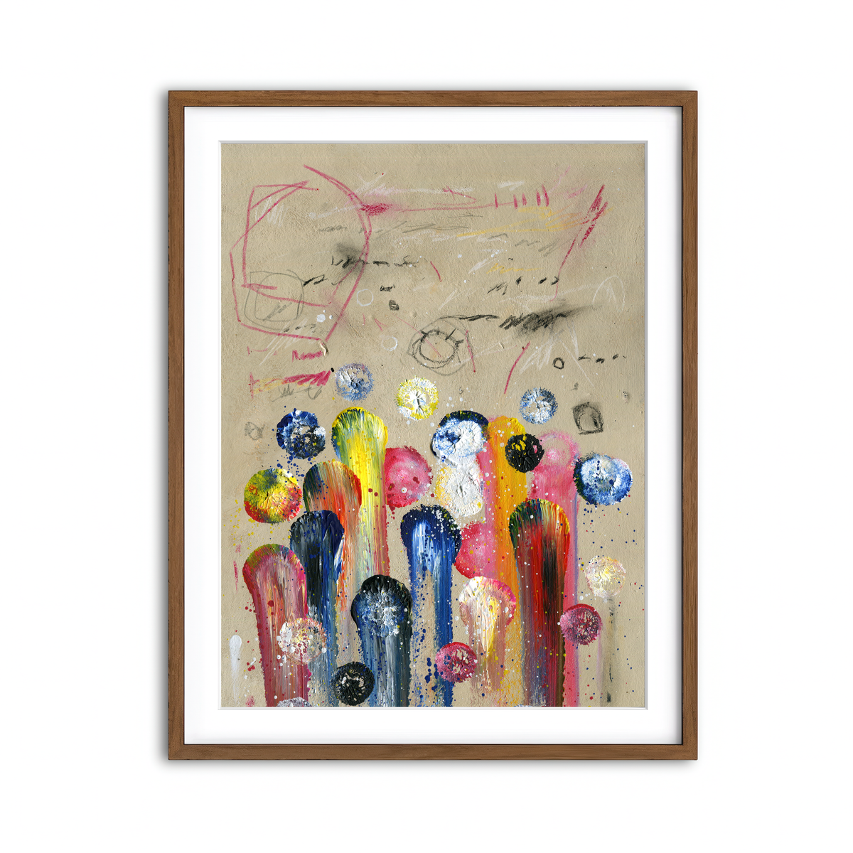 Framed Print 3x4 Walnut