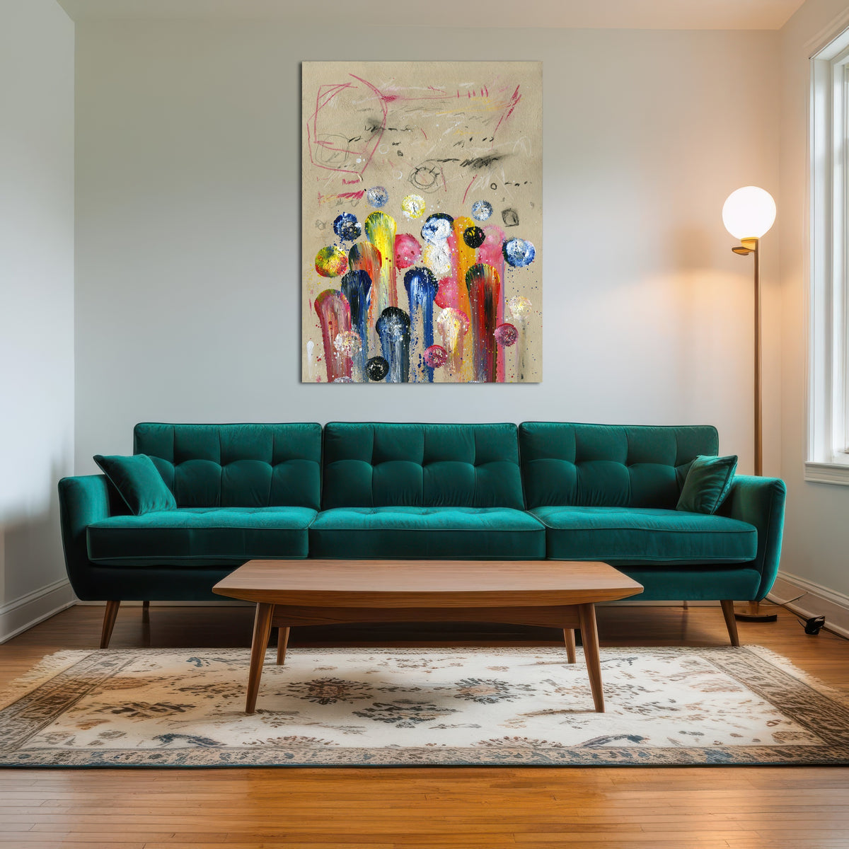 AUTO-MOCKUP ROOM | Circle yellow