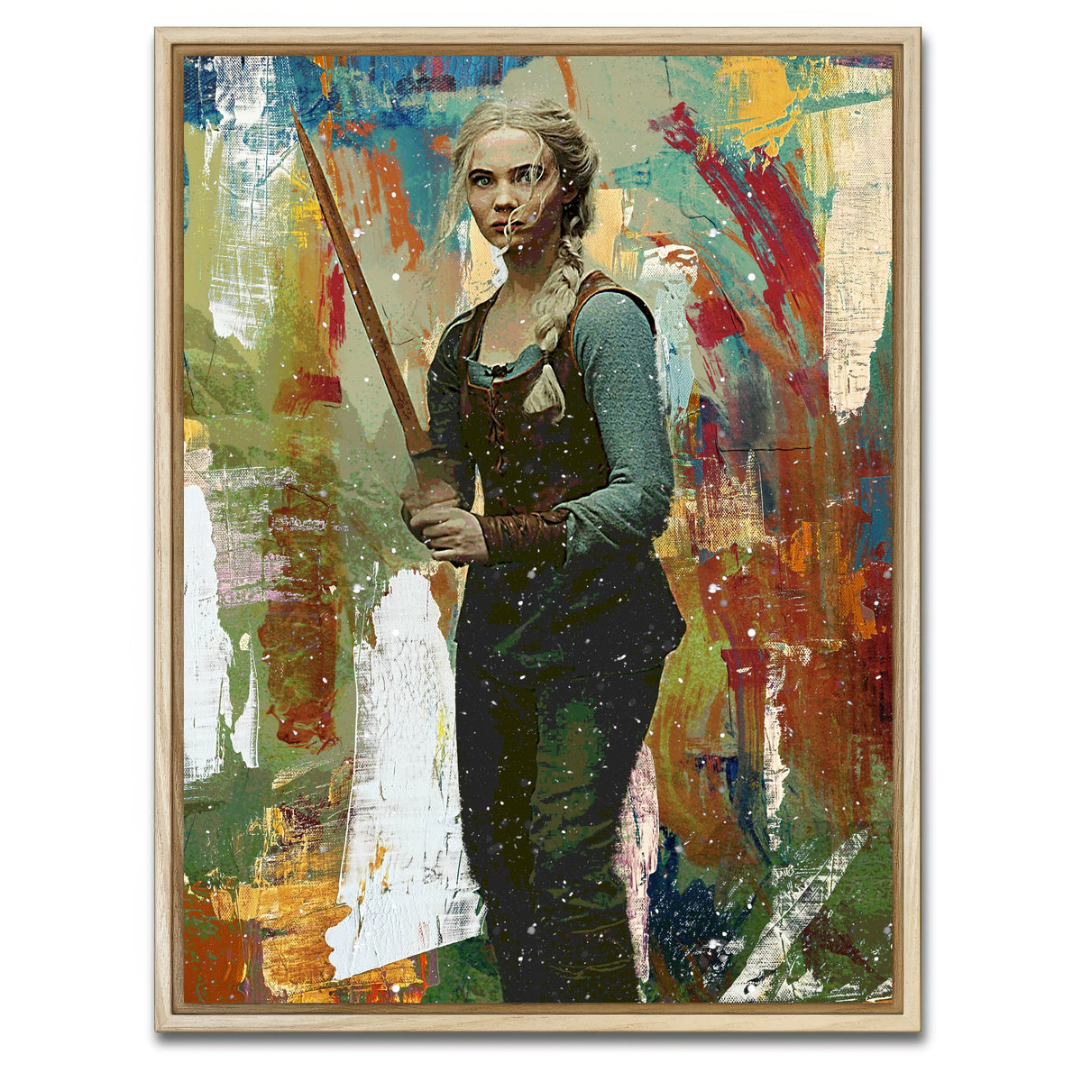 AUTO-MOCKUP WHITE | Ciri | 1 Piece | Natural Framed Canvas | group=3x4