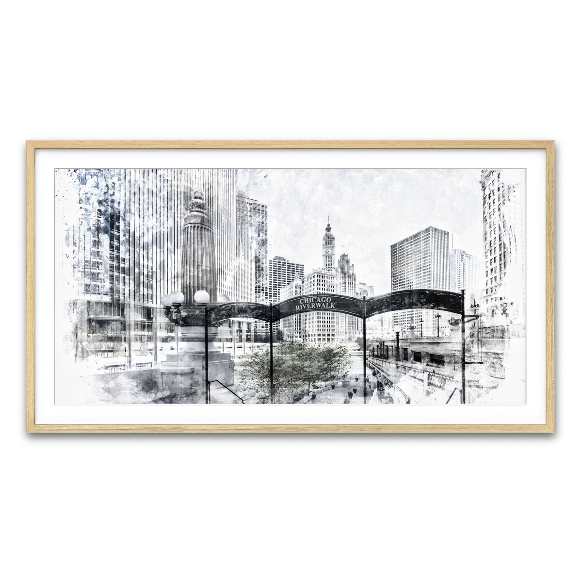 Framed Print 2x1 Natural