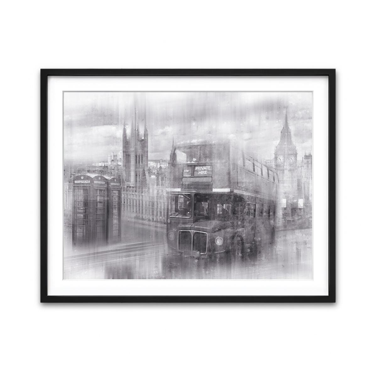 Framed Print 4x3 Black