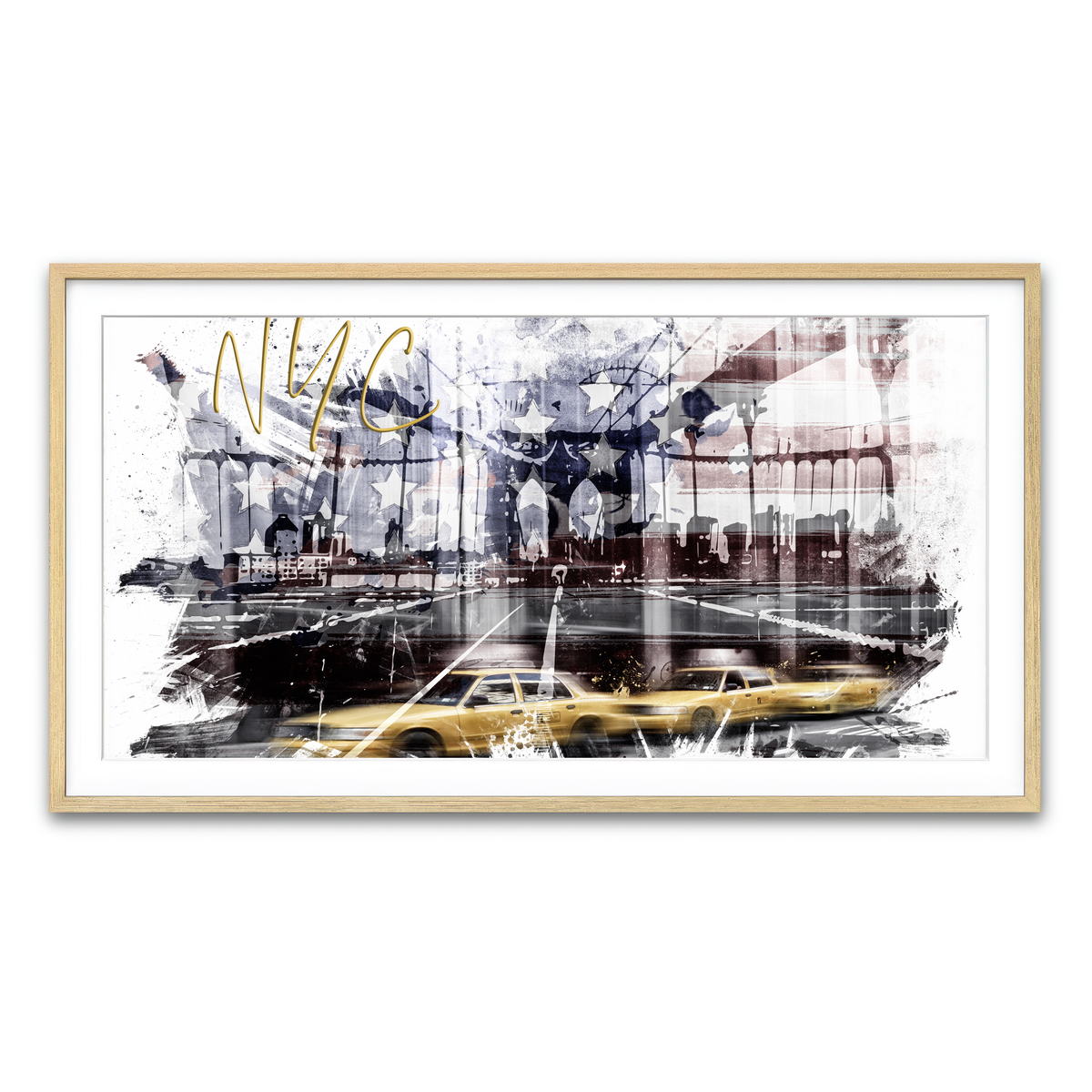 Framed Print 2x1 Natural