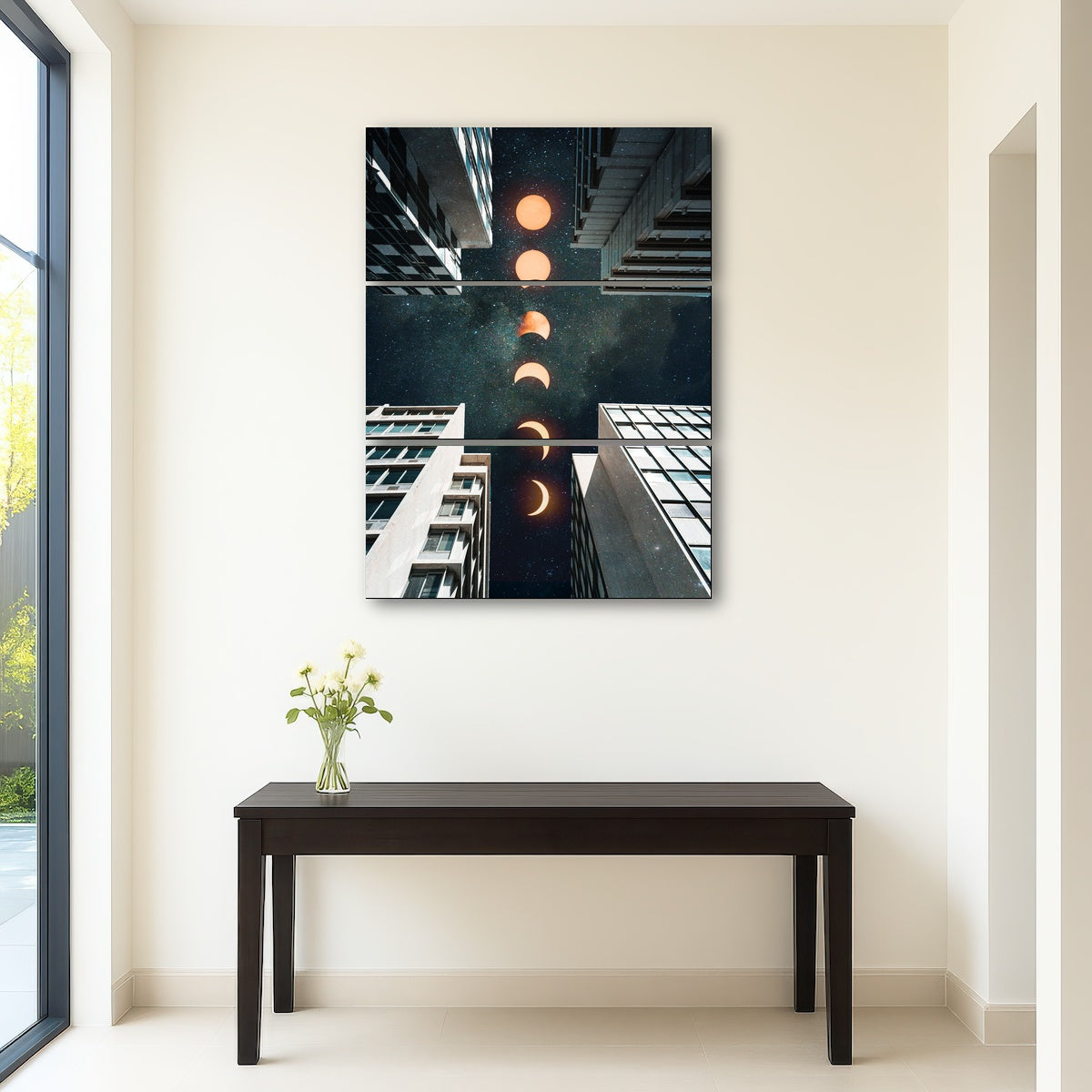 AUTO-MOCKUP ROOM | City Moonscape Buildings