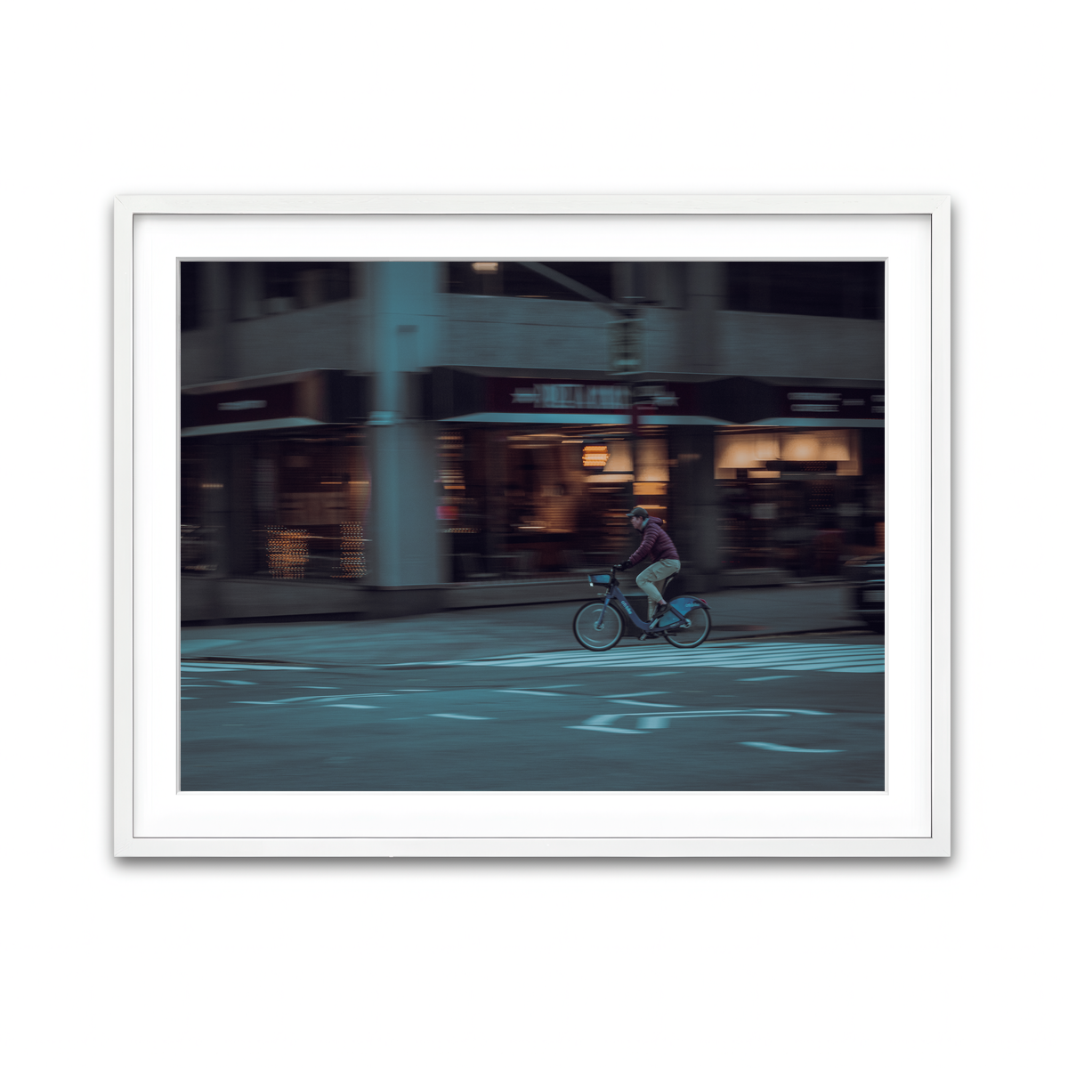 Framed Print 4x3 White