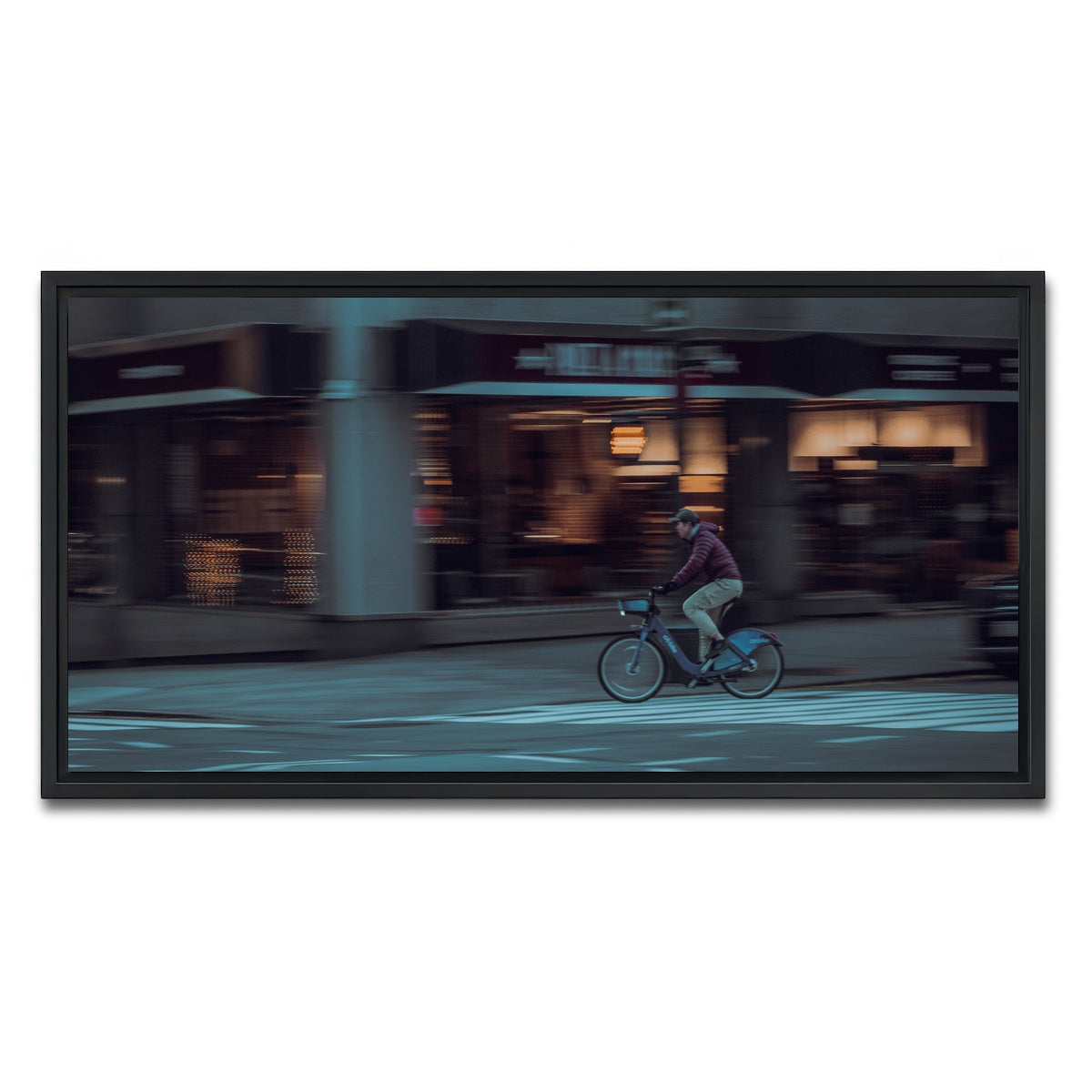 AUTO-MOCKUP WHITE | City Spin | 1 Piece | Black Framed Canvas | group=2x1