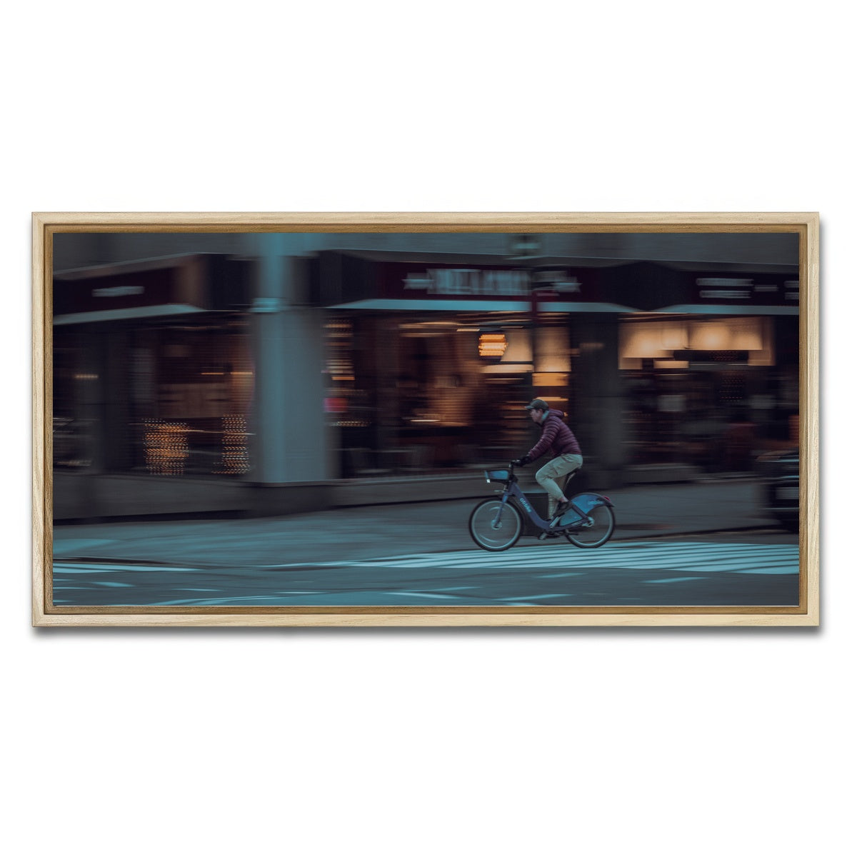 AUTO-MOCKUP WHITE | City Spin | 1 Piece | Natural Framed Canvas | group=2x1