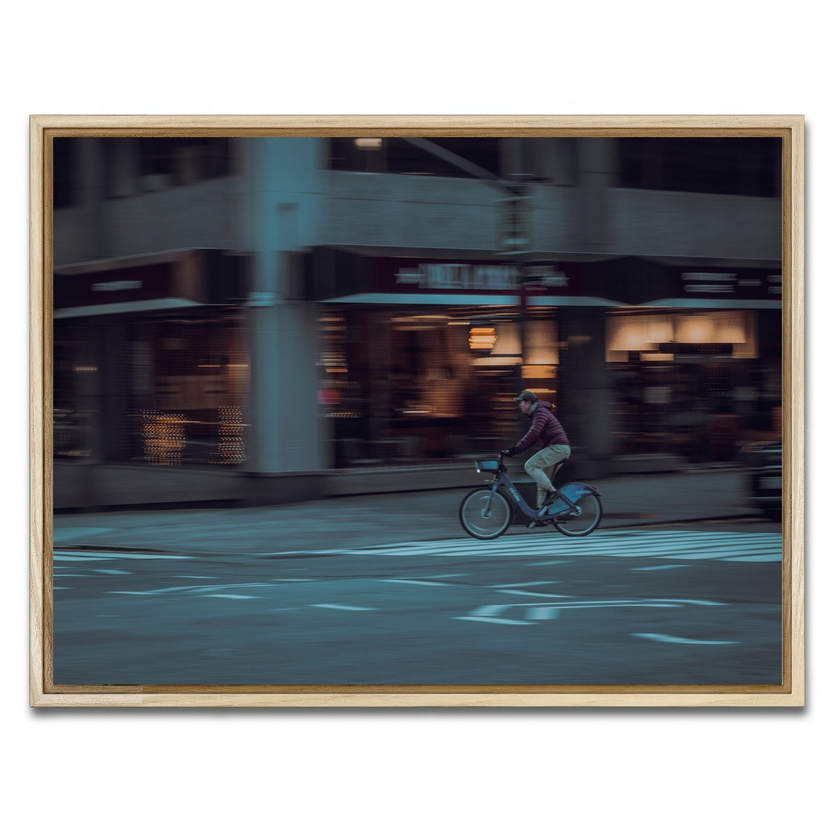 AUTO-MOCKUP WHITE | City Spin | 1 Piece | Natural Framed Canvas | group=4x3