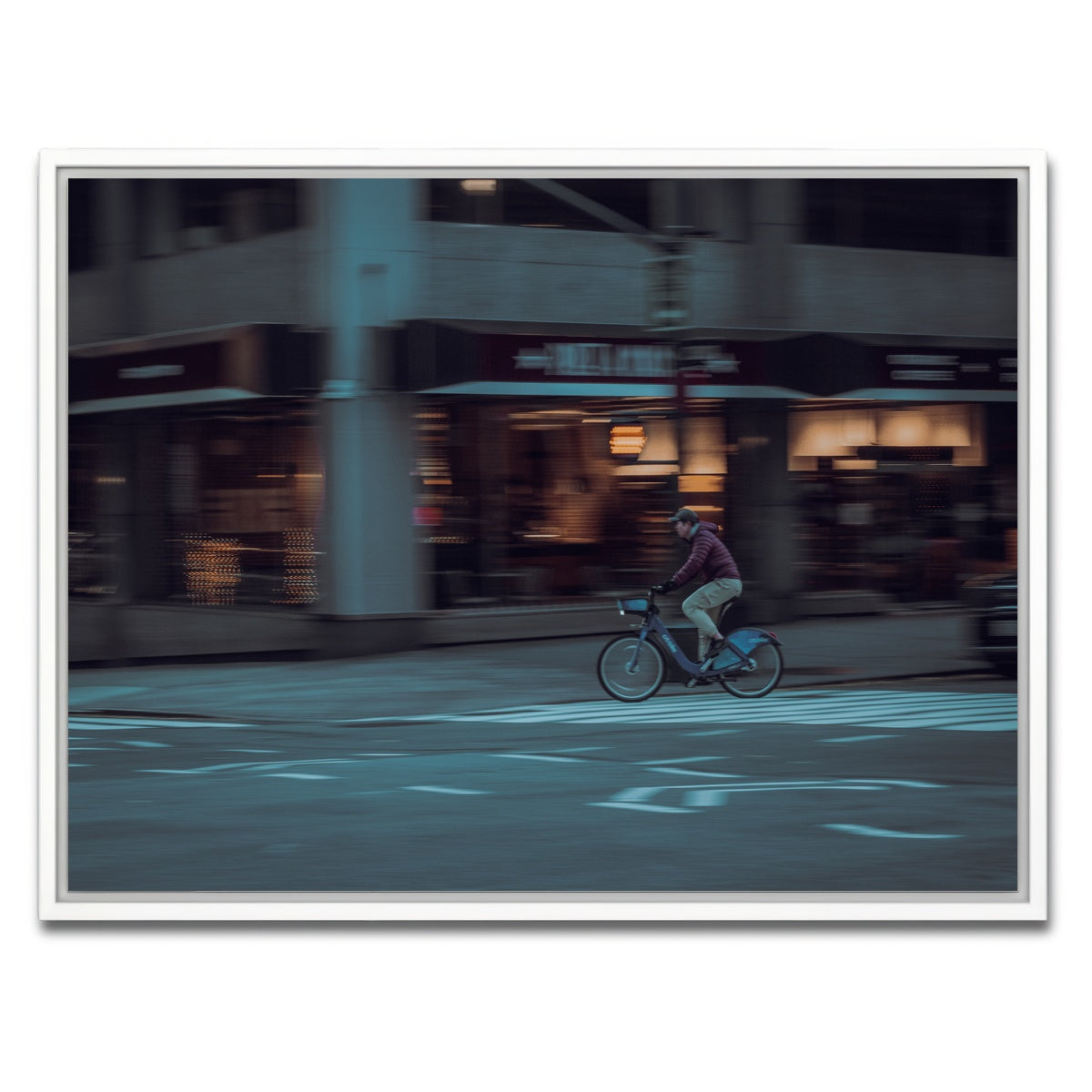 AUTO-MOCKUP WHITE | City Spin | 1 Piece | White Framed Canvas | group=4x3