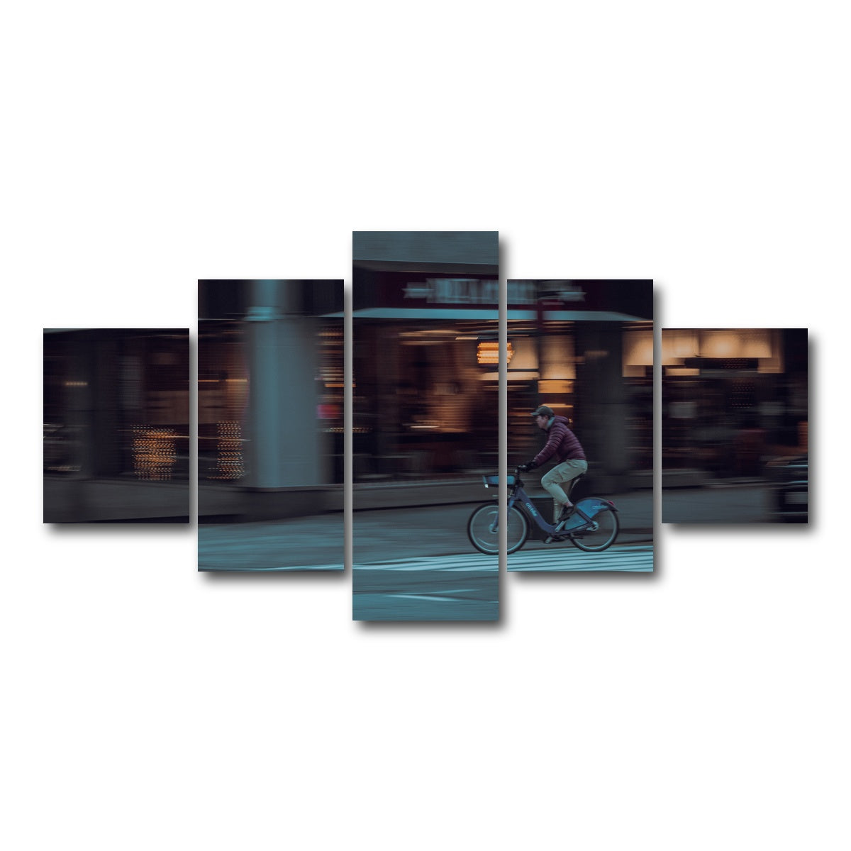 AUTO-MOCKUP WHITE | City Spin | 5 Piece | Gallery Wrap Canvas | group=5_short