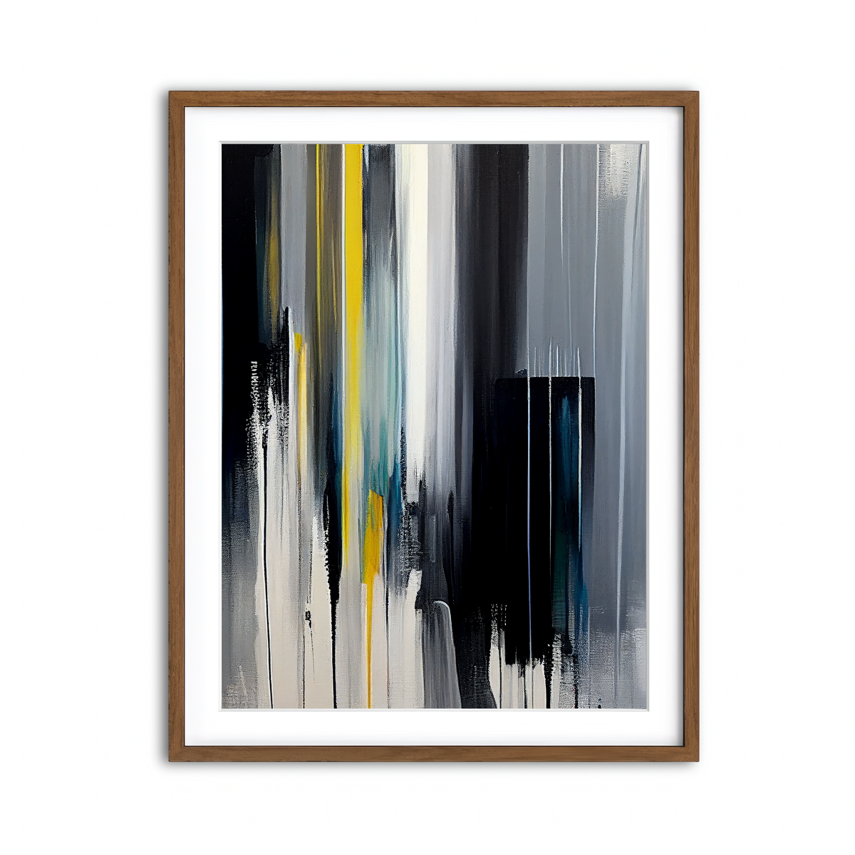 Framed Print 3x4 Walnut