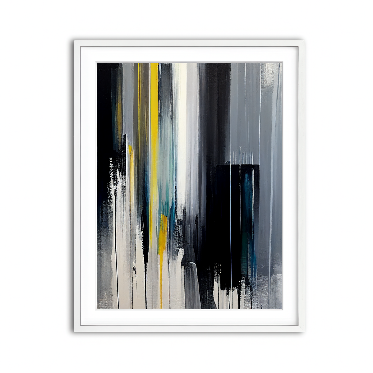 Framed Print 3x4 White