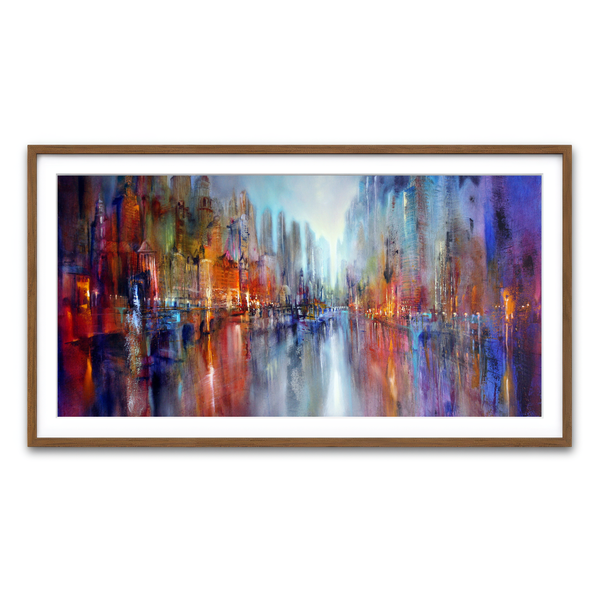 Framed Print 2x1 Walnut