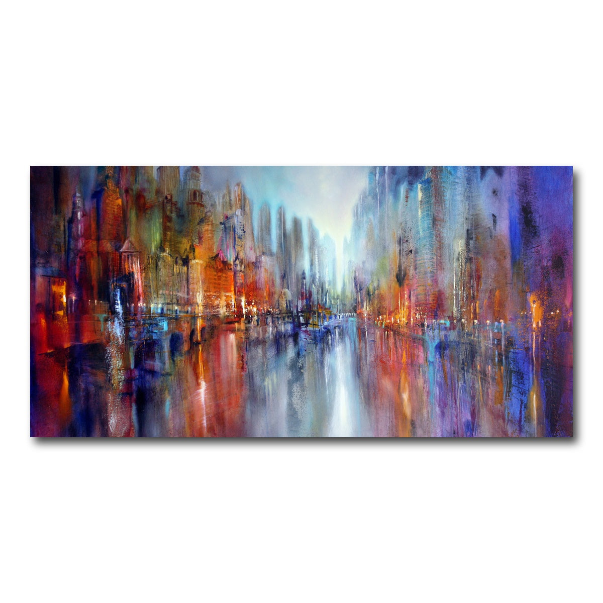 AUTO-MOCKUP WHITE | City by the River | 1 Piece | Gallery Wrap Canvas | group=2x1