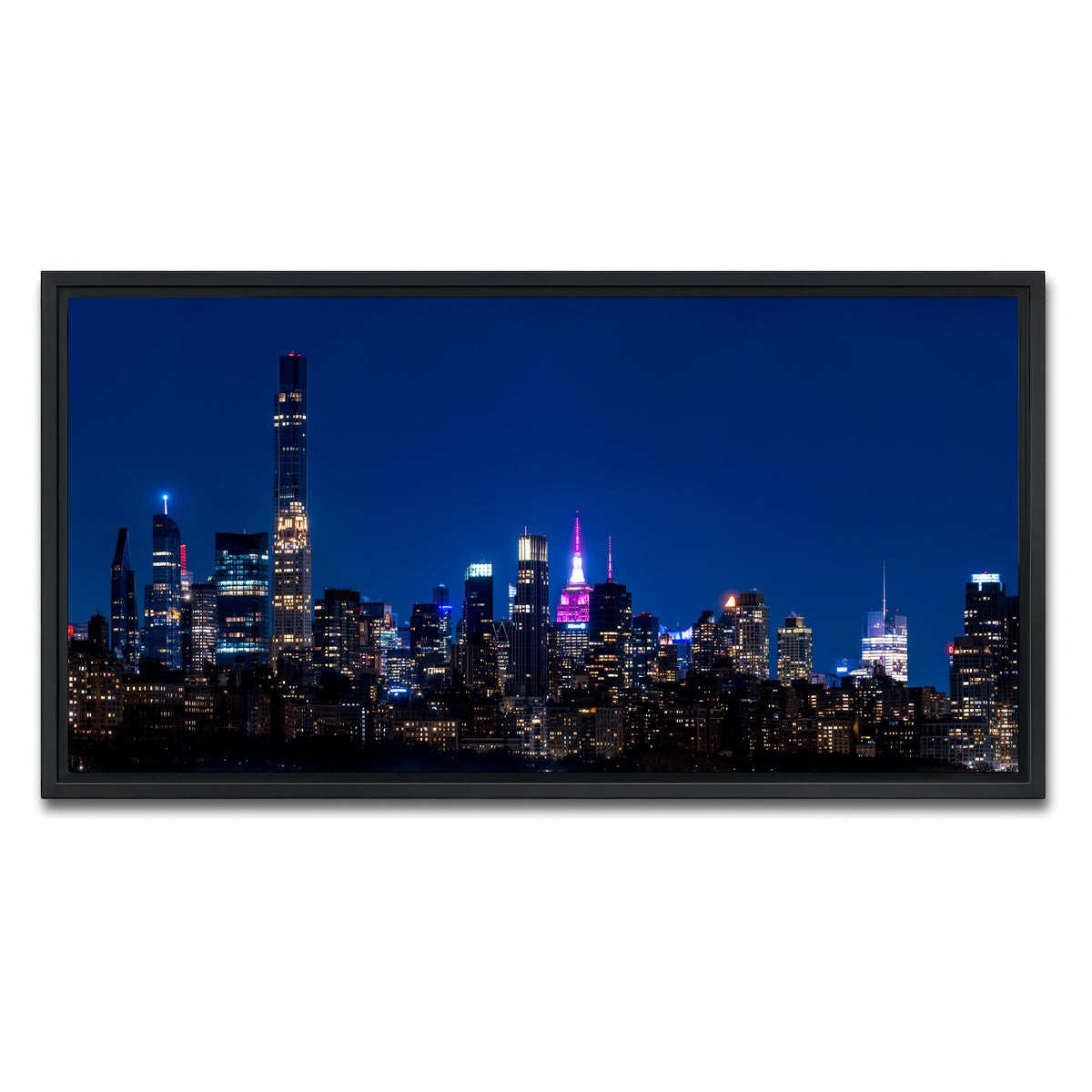 AUTO-MOCKUP WHITE | City in Love | 1 Piece | Black Framed Canvas | group=2x1