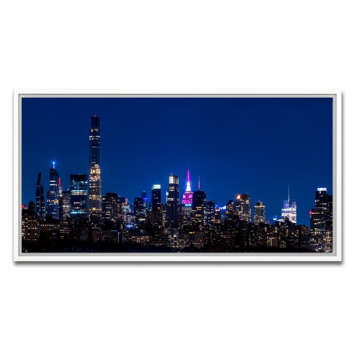 AUTO-MOCKUP WHITE | City in Love | 1 Piece | White Framed Canvas | group=2x1