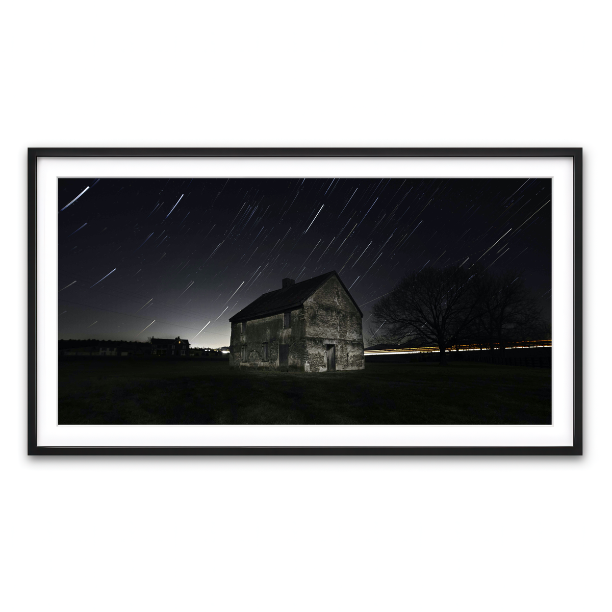 Framed Print 2x1 Black