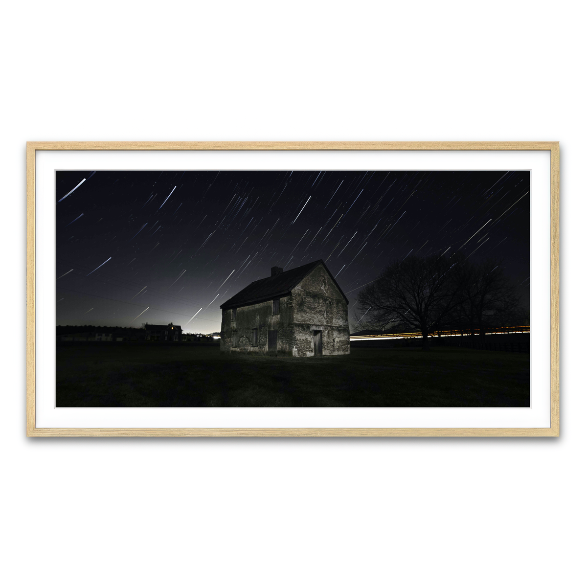 Framed Print 2x1 Natural