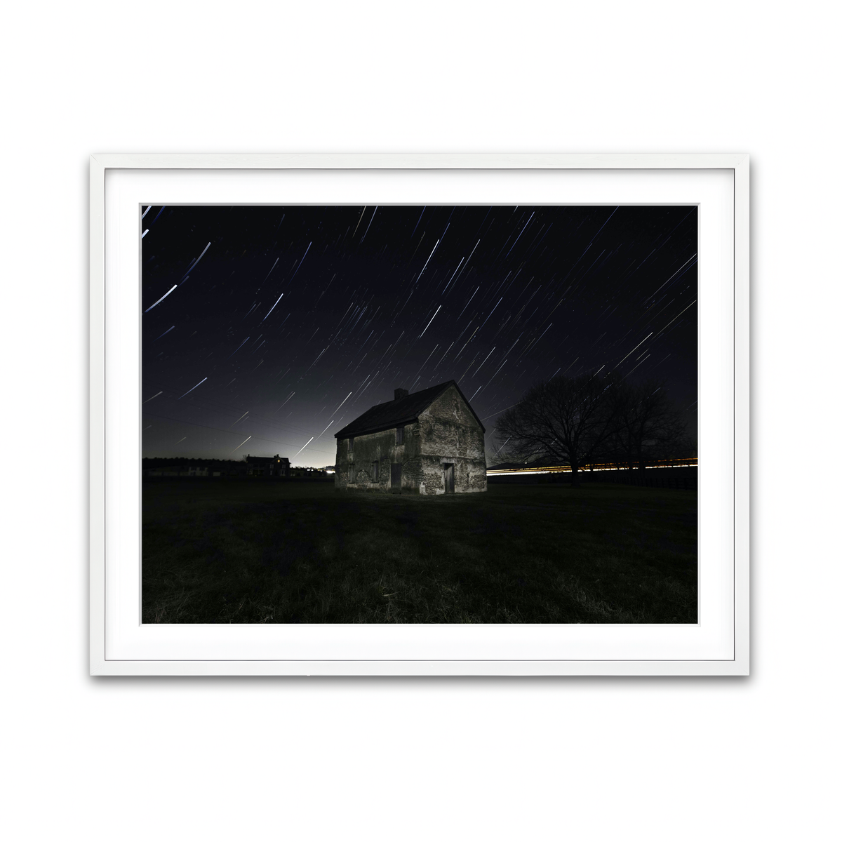 Framed Print 4x3 White