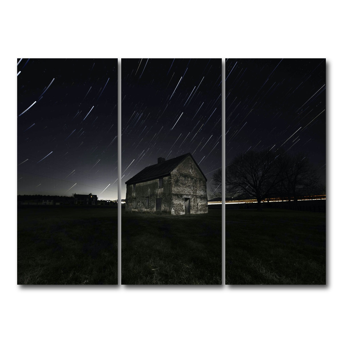 AUTO-MOCKUP WHITE | Civil War House | 3 Piece | Gallery Wrap Canvas | group=8x18