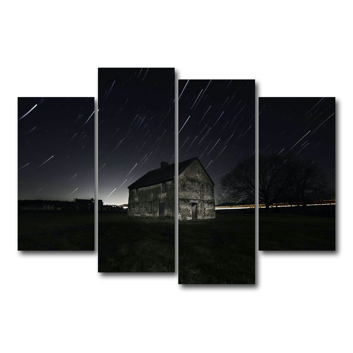 AUTO-MOCKUP WHITE | Civil War House | 4 Piece | Gallery Wrap Canvas | group=4_short