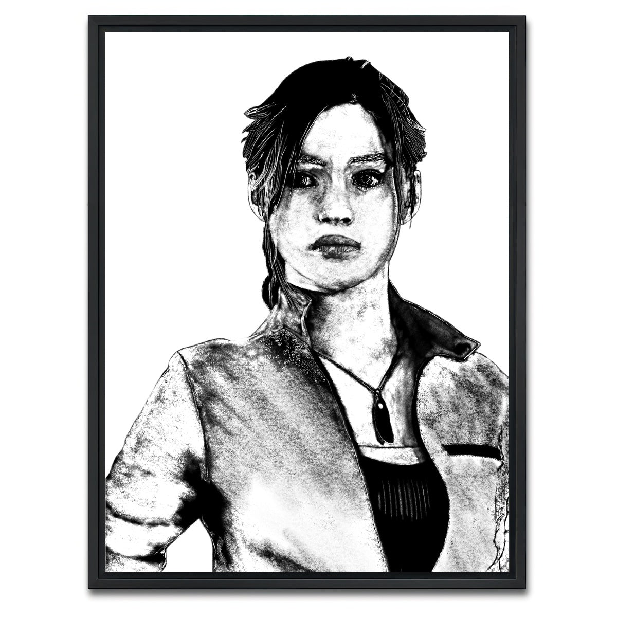 AUTO-MOCKUP WHITE | Claire | 1 Piece | Black Framed Canvas | group=3x4