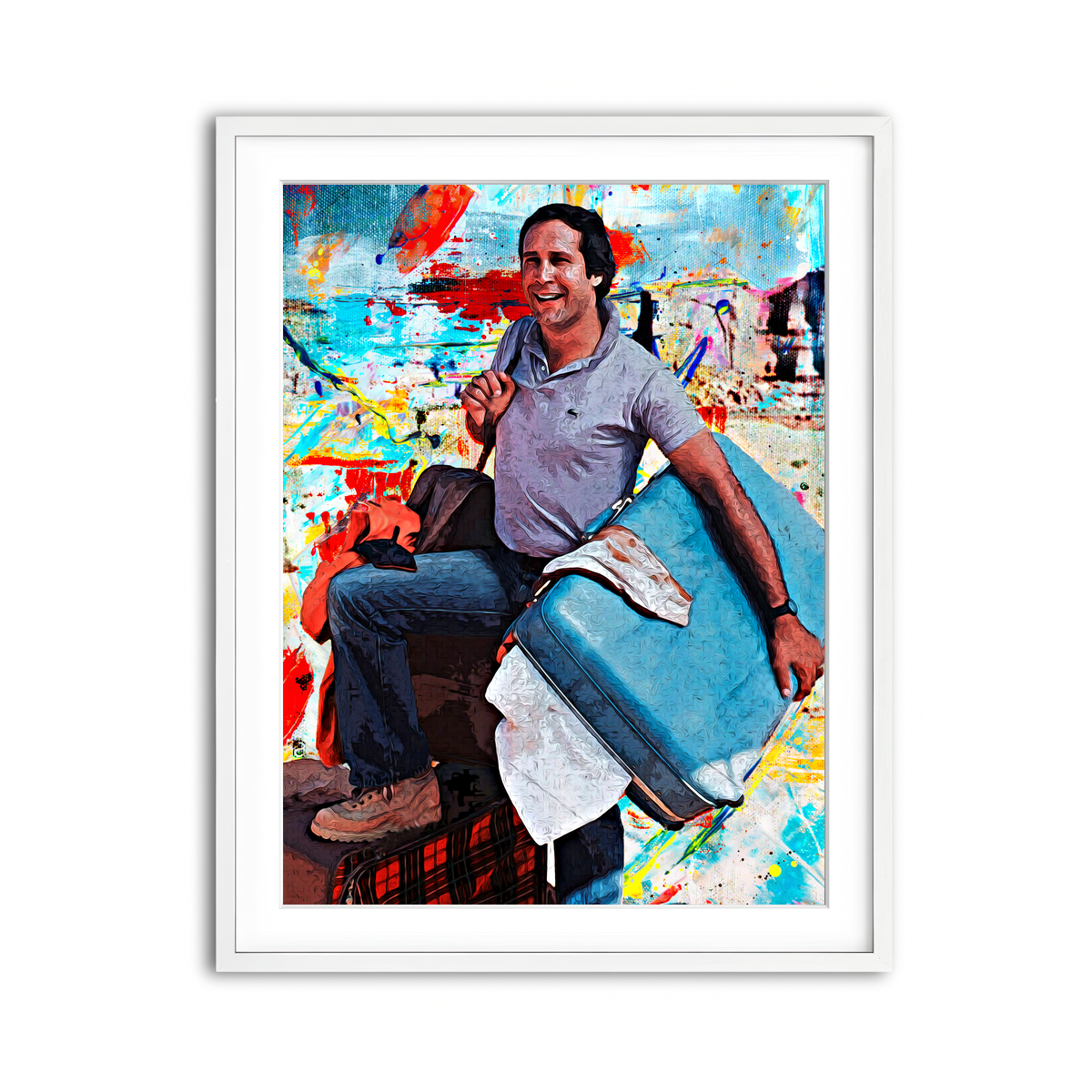 Framed Print 3x4 White