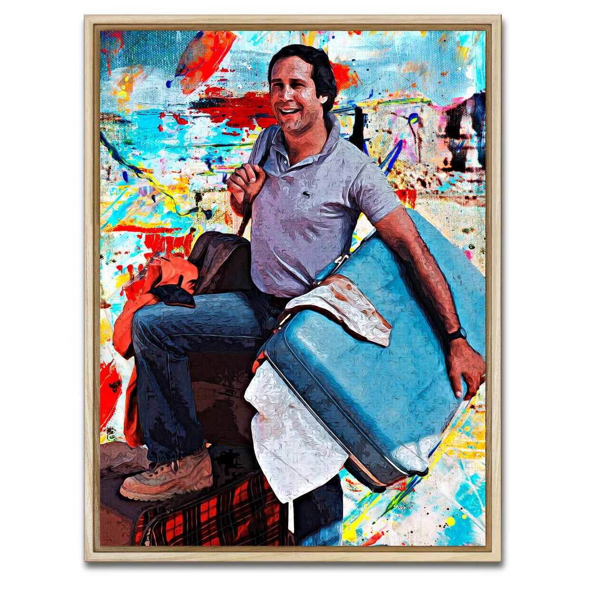 AUTO-MOCKUP WHITE | Clark Griswold | 1 Piece | Natural Framed Canvas | group=3x4